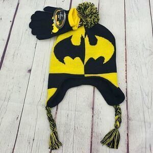 Berkshire Little Boys or Girls Batman Hat & Gloves Set